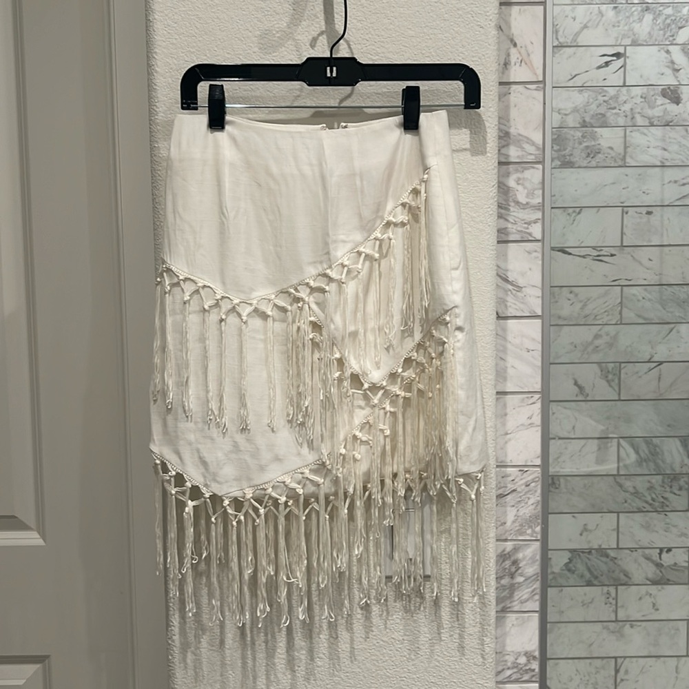 White skirt by The Jetset Diaries